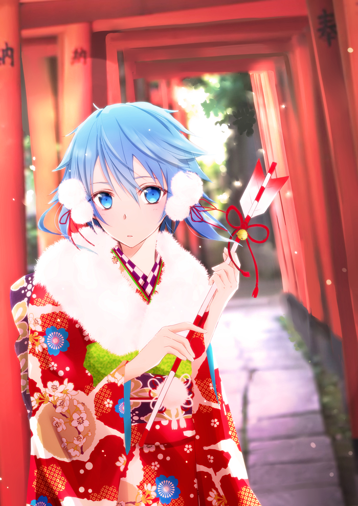 This is a pixiv picture whose title is あけおめ.