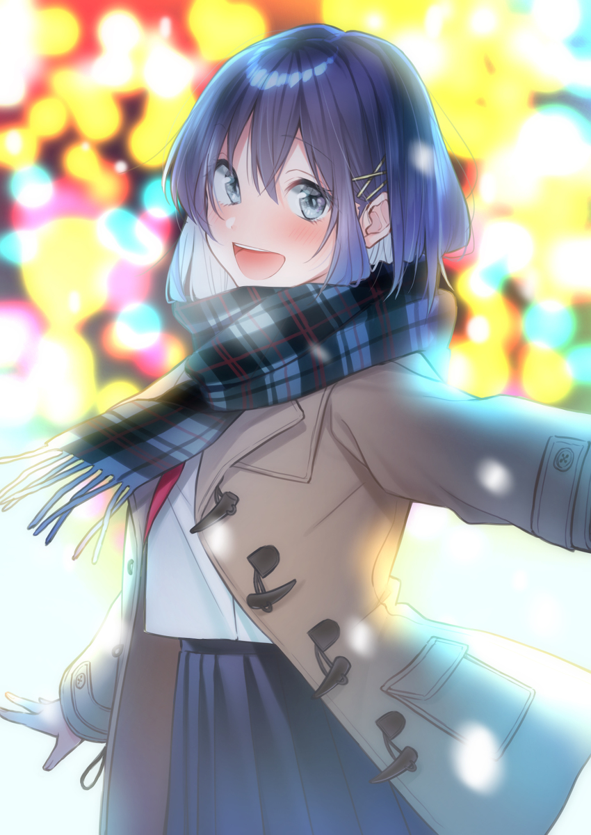 This is a pixiv picture whose title is 「ホワイトクリスマスだ～！」.