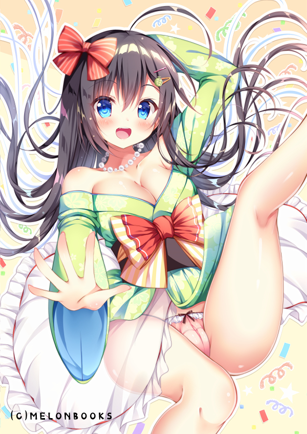 This is a pixiv picture whose title is BLACKめろんちゃん！.