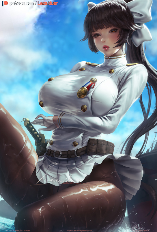 This is a pixiv picture whose title is [Azur lane] Takao_Preview.