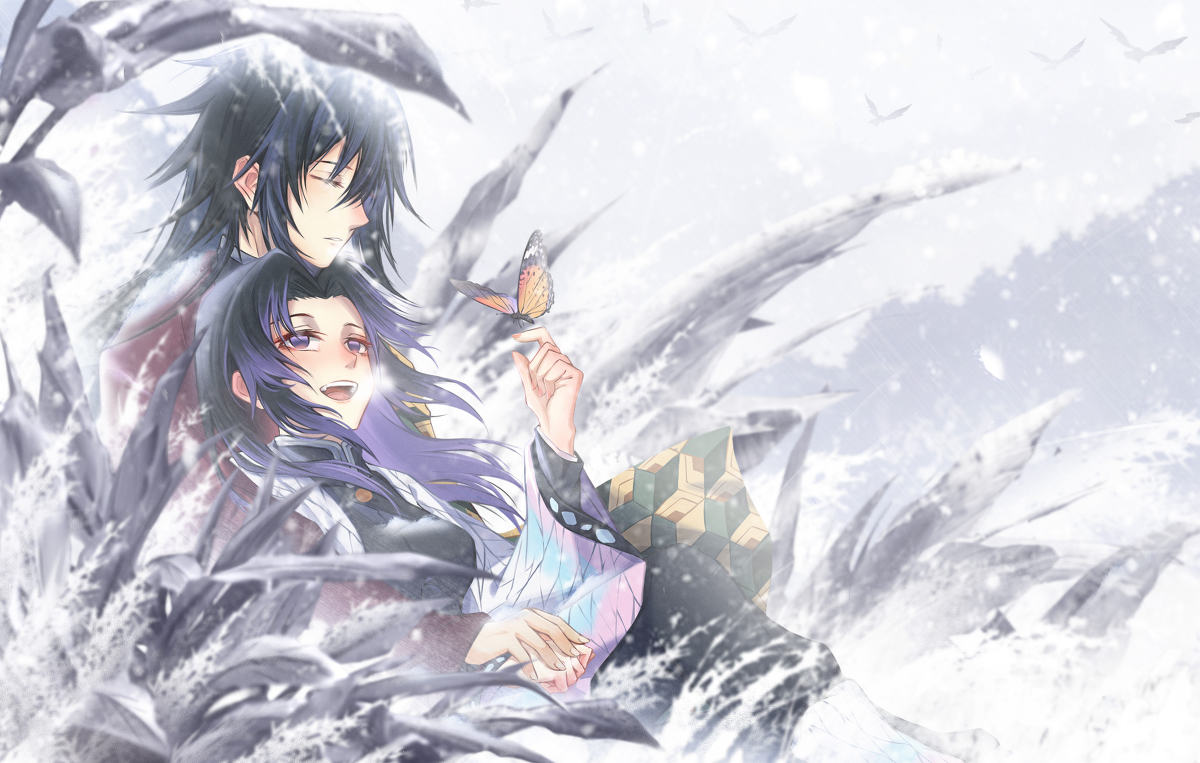 This is a pixiv picture whose title is 雪景.