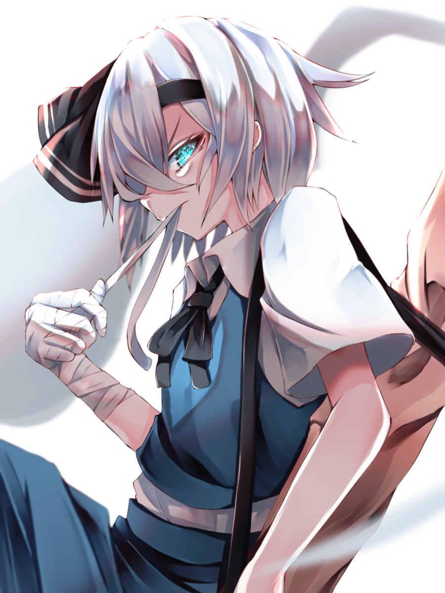 This is a pixiv picture whose title is 妖夢.