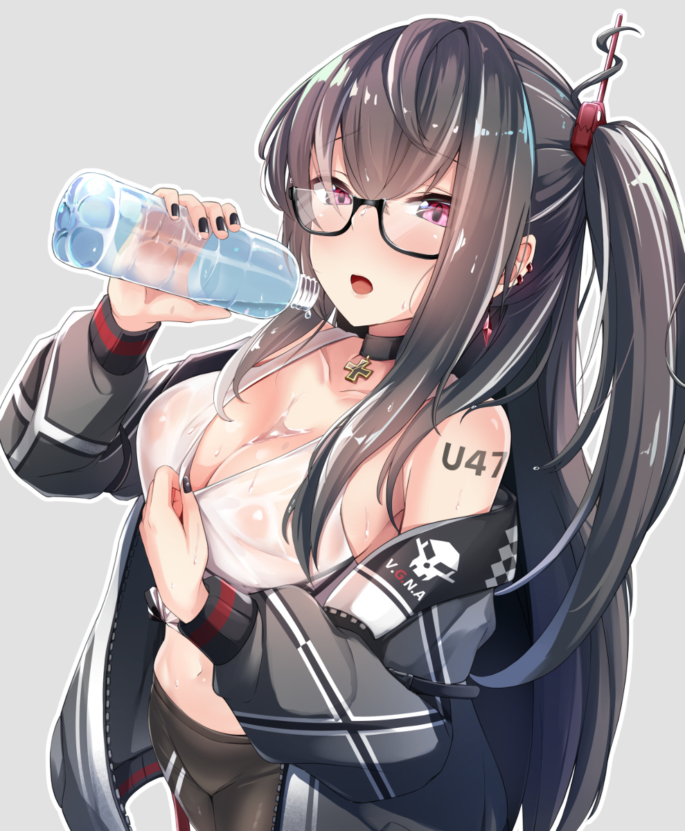 This is a pixiv picture whose title is U-47.