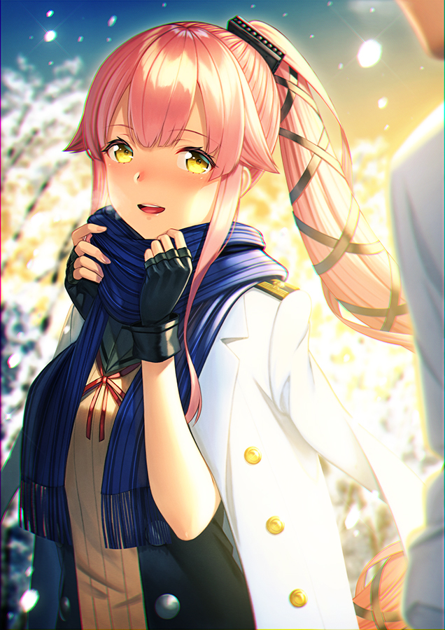 This is a pixiv picture whose title is 提督さん、今年もよろしくお願いしますね、ね♪.