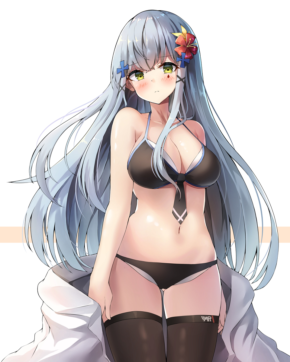 This is a pixiv picture whose title is HK416.