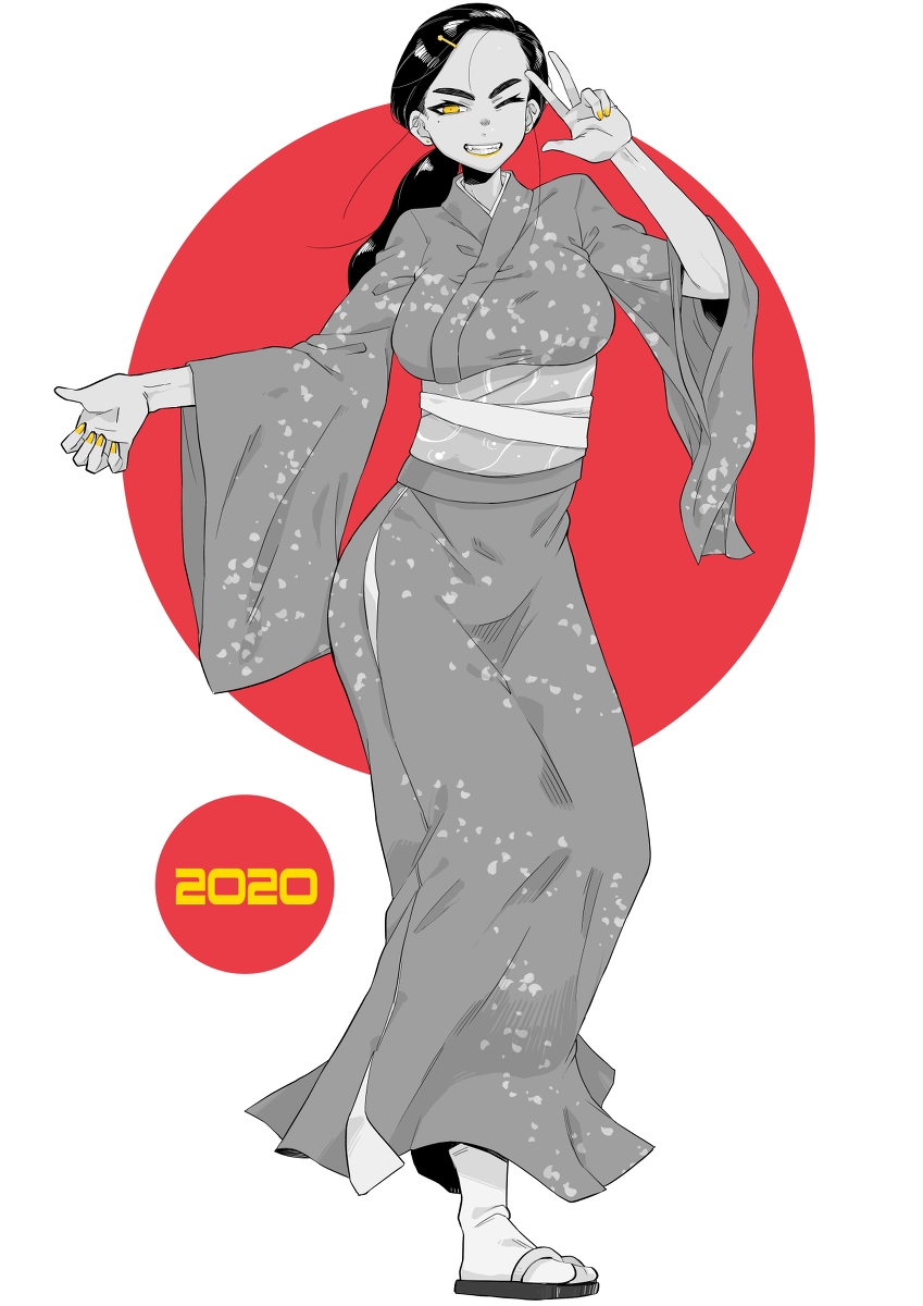 This is a pixiv picture whose title is お年賀絵とか.