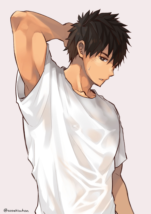 This is a pixiv picture whose title is チラリ.