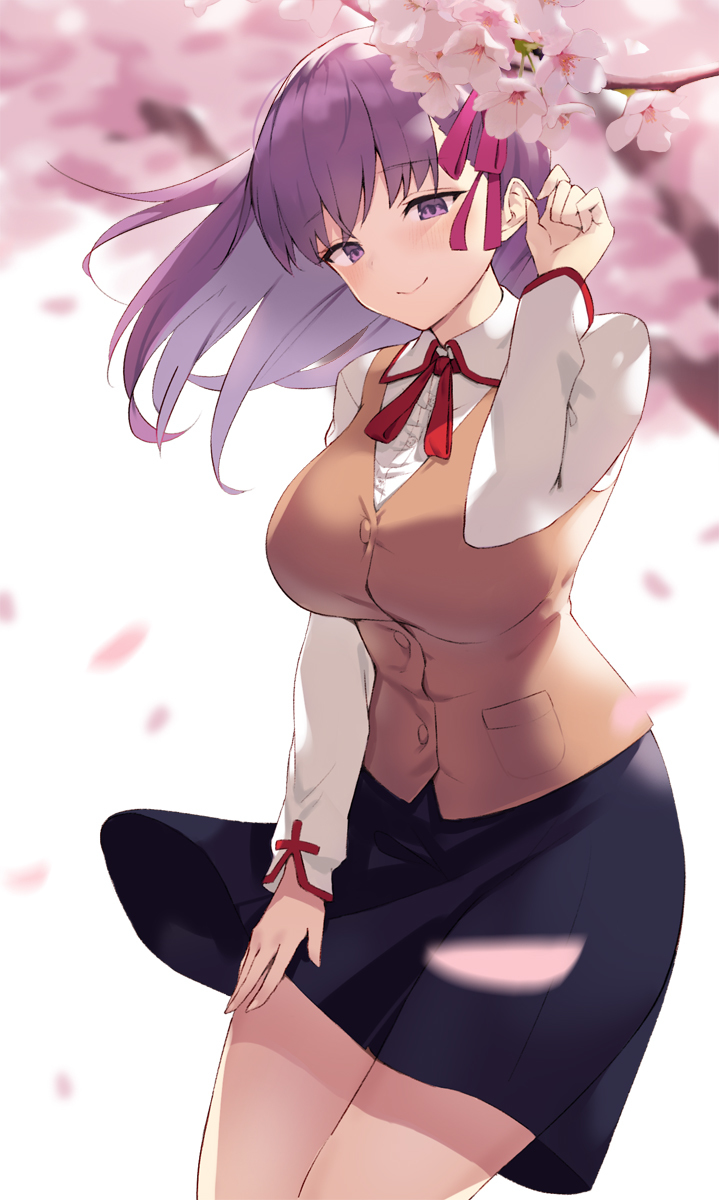 This is a pixiv picture whose title is 間桐桜.