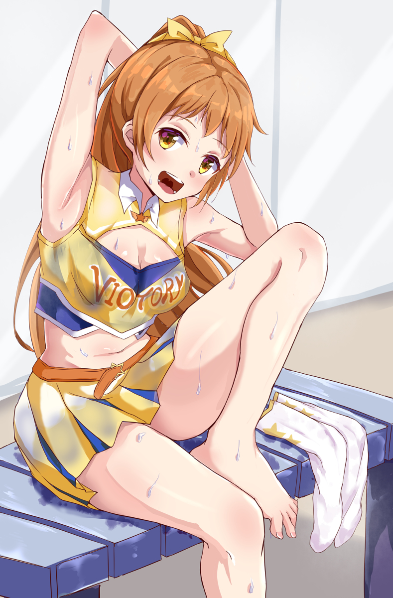 This is a pixiv picture whose title is 若林智香ちゃんのエール.
