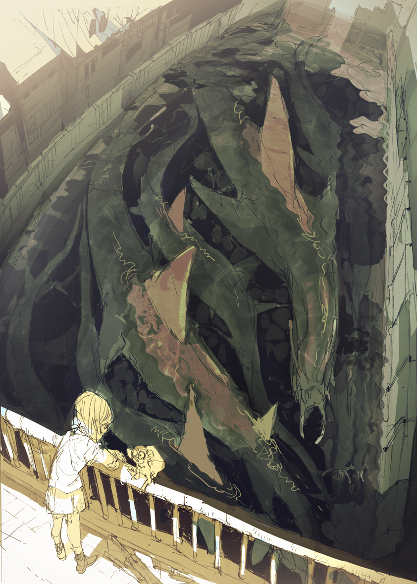 This is a pixiv picture whose title is 昨日見た変な夢.