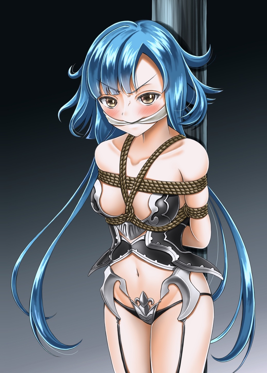 This is a pixiv picture whose title is マリア緊縛.
