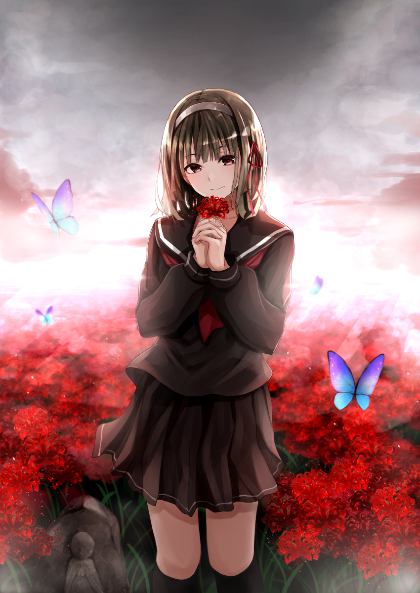 This is a pixiv picture whose title is Lycoris.