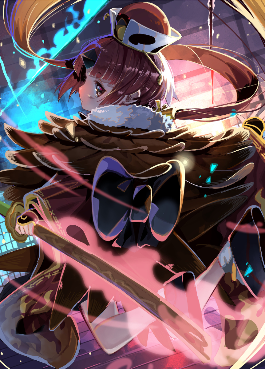 This is a pixiv picture whose title is 紅閻魔ちゃん.