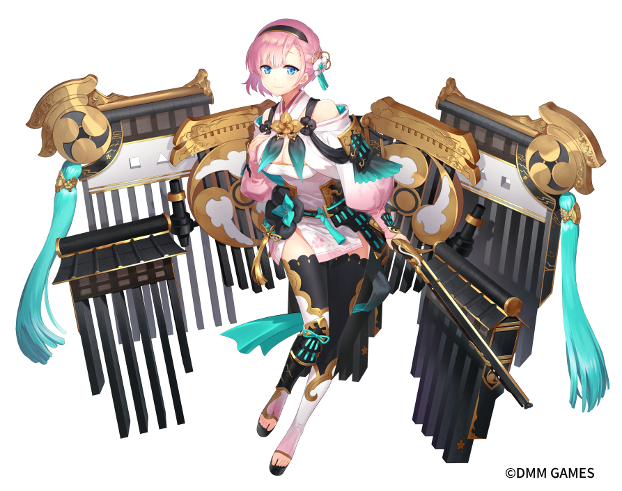 This is a pixiv picture whose title is 【お仕事】置塩城【御城プロジェクト:RE】.