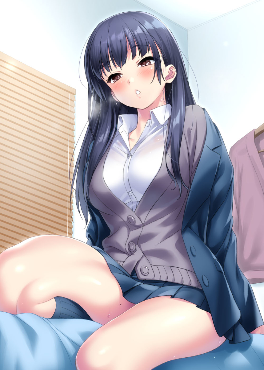 This is a pixiv picture whose title is 成し遂げた顔.