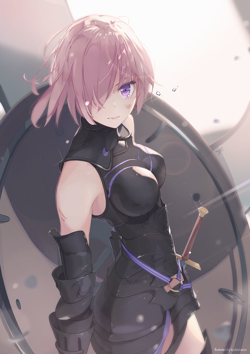 This is a pixiv picture whose title is わたしは、災厄の席に立つ.