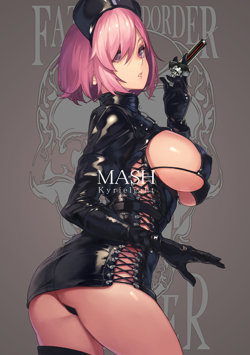 This is a pixiv picture whose title is マシュ・キリエライト.