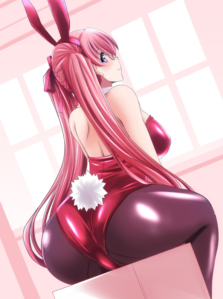 This is a pixiv picture whose title is 久々に普通のバニーコスさせてみる.