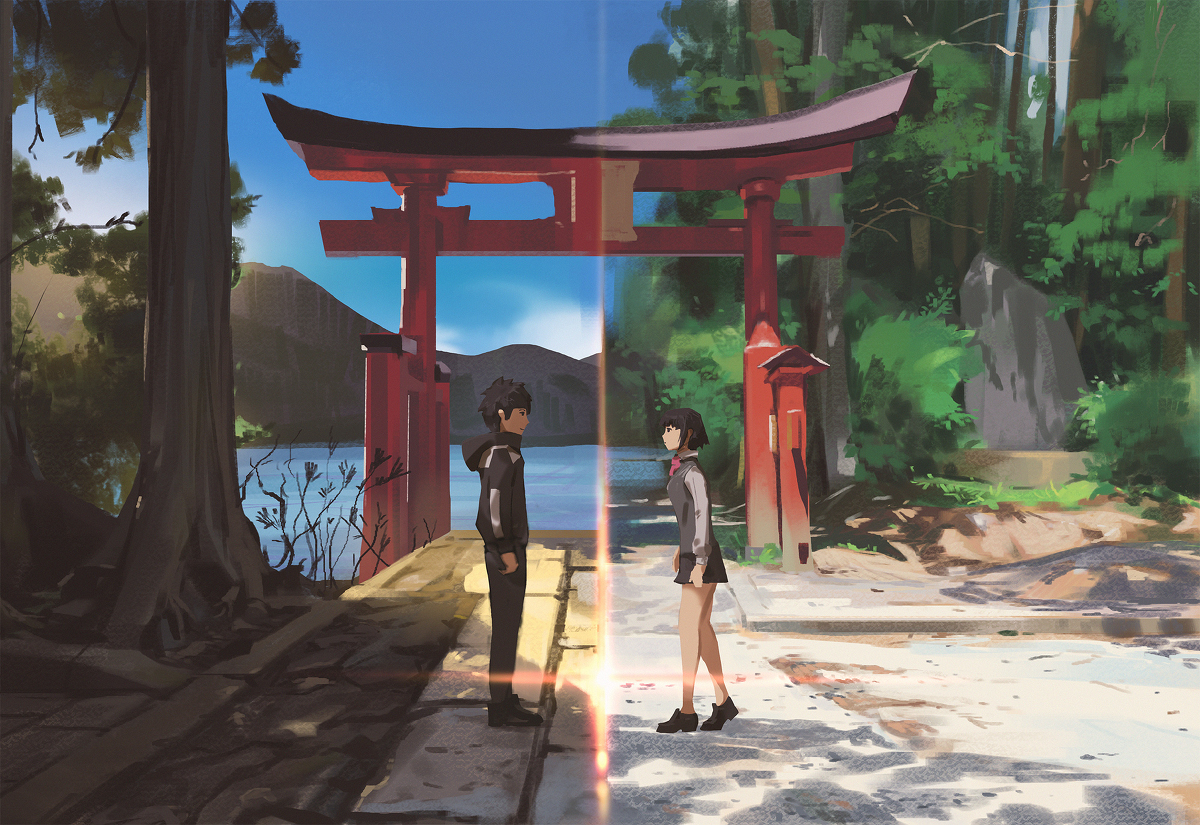 This is a pixiv picture whose title is Kimi no na wa.