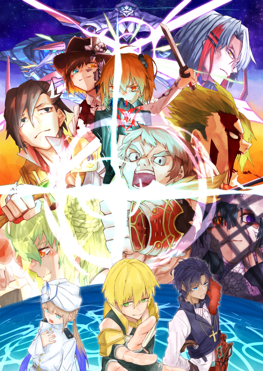 This is a pixiv picture whose title is 友が拓いた路を征く.