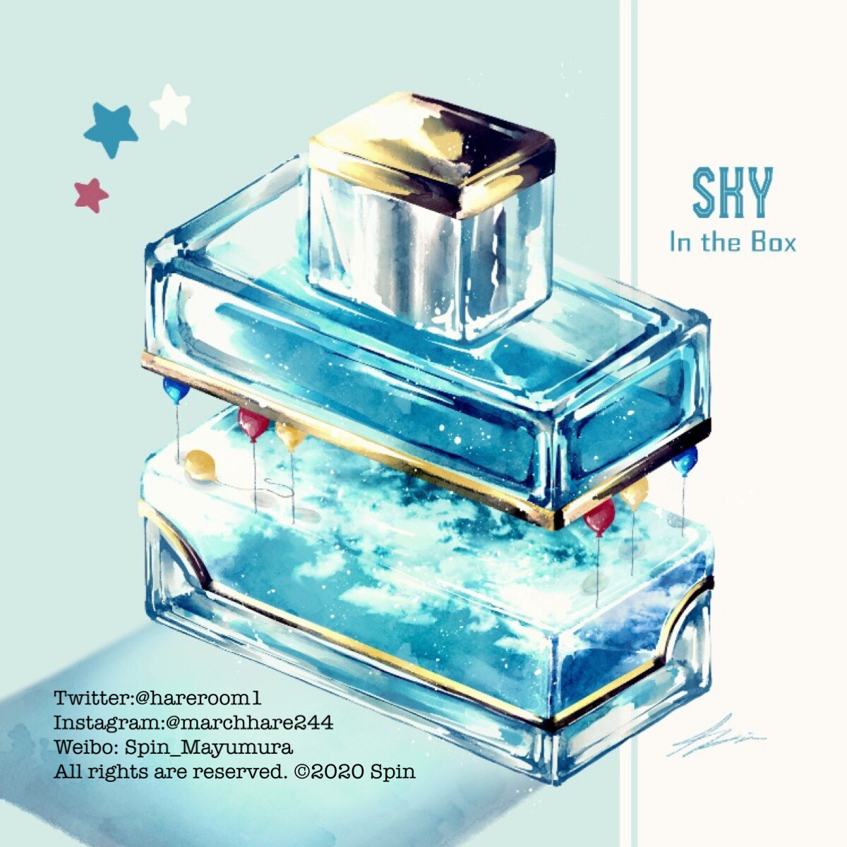 This is a pixiv picture whose title is 蓋開ければ風.