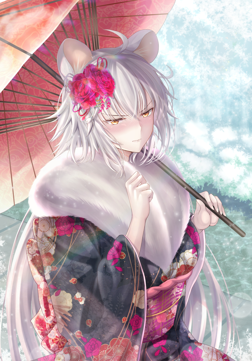 This is a pixiv picture whose title is ネズ耳邪ンヌさん.