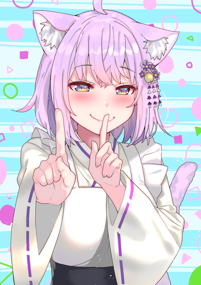 This is a pixiv picture whose title is ゆび♪ゆび♪.