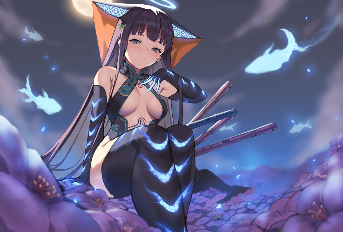 This is a pixiv picture whose title is 楊貴妃.