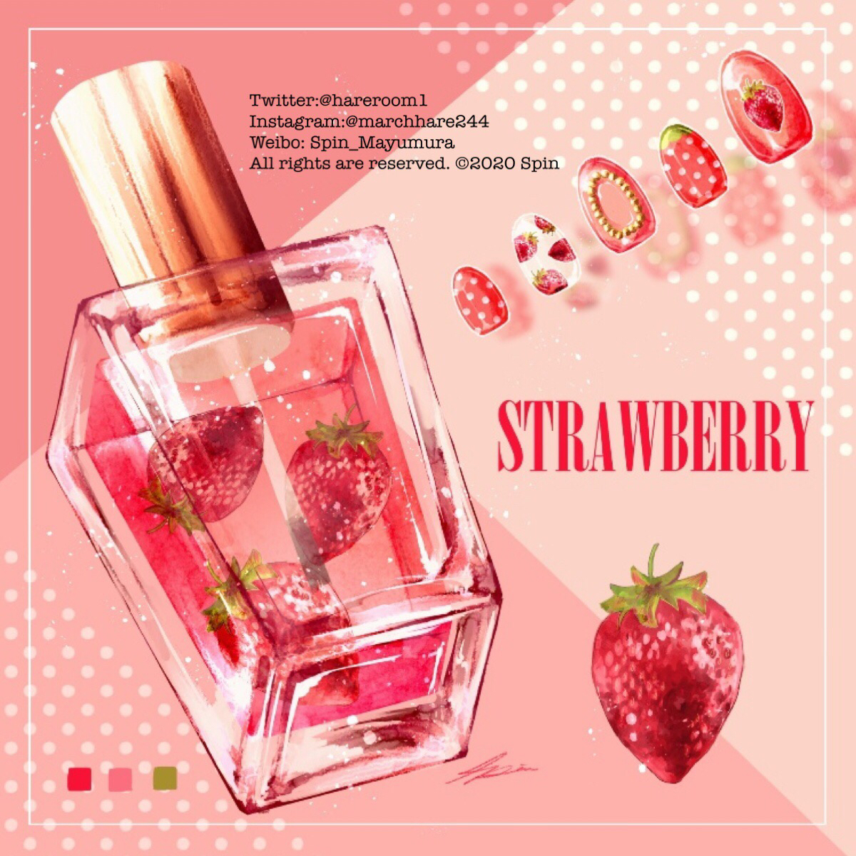 This is a pixiv picture whose title is スプリング・ネイル.