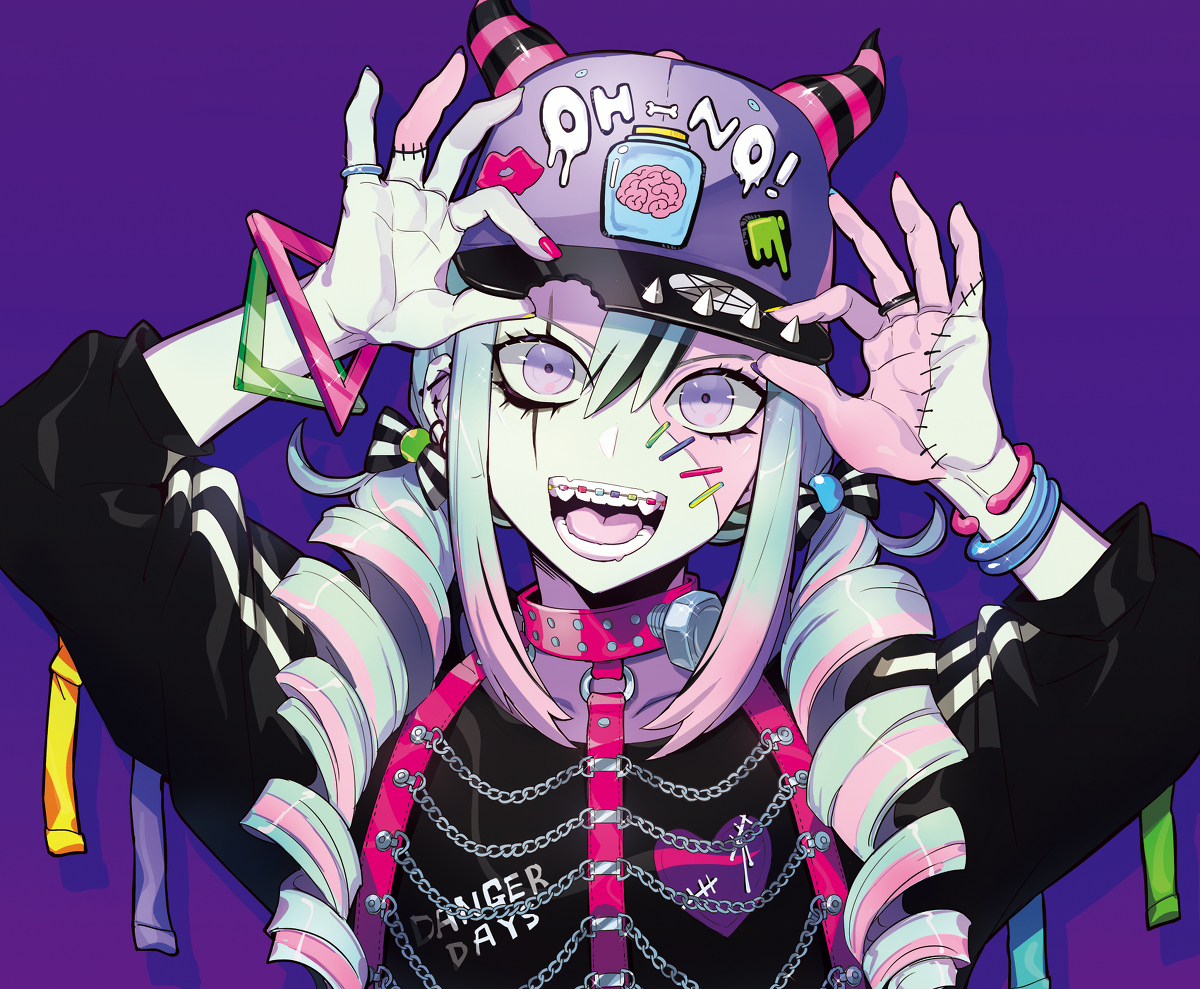This is a pixiv picture whose title is zombie girl.