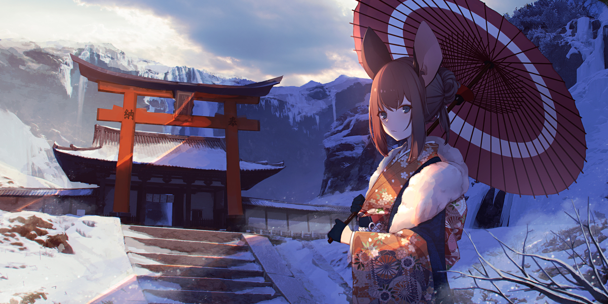 This is a pixiv picture whose title is 雪鼠.