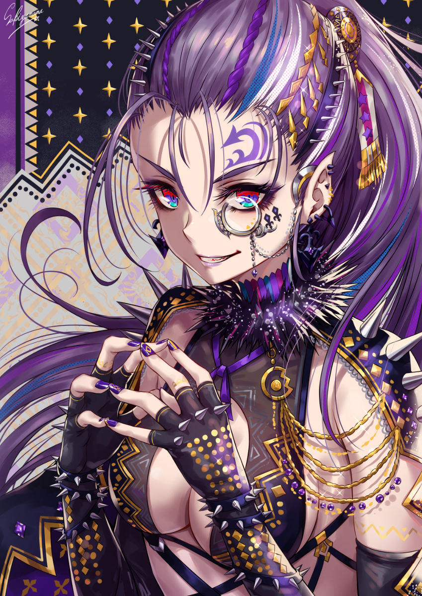 This is a pixiv picture whose title is Dark scorpion girl.