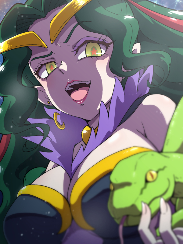 This is a pixiv picture whose title is 始まりの蛇.