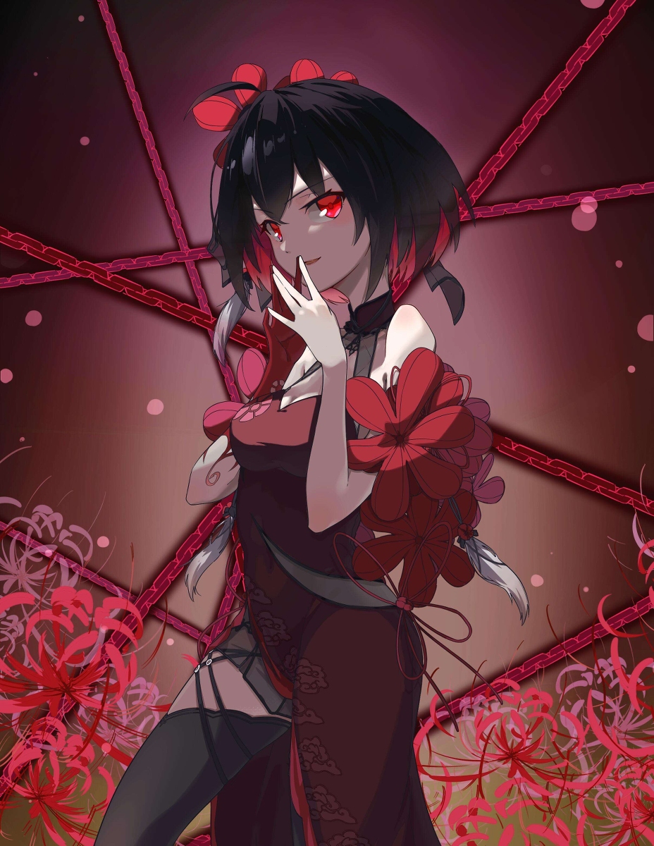 This is a pixiv picture whose title is 双希.