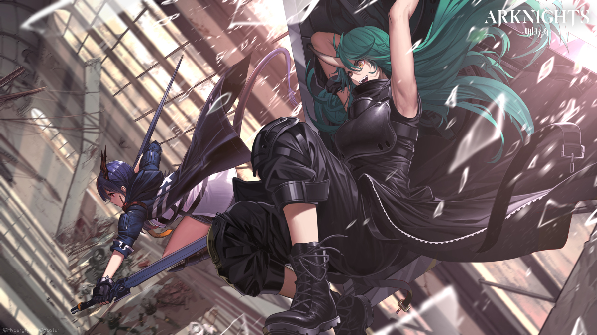 This is a pixiv picture whose title is Arknights - Official commission.