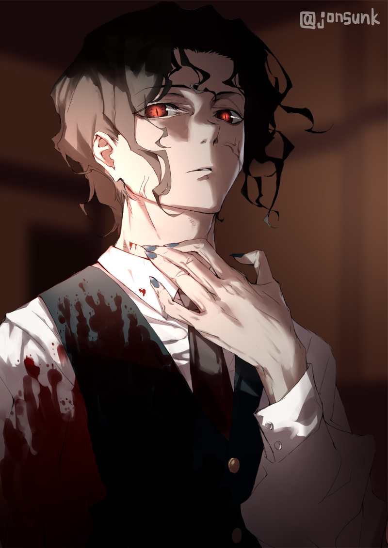 This is a pixiv picture whose title is 無惨.