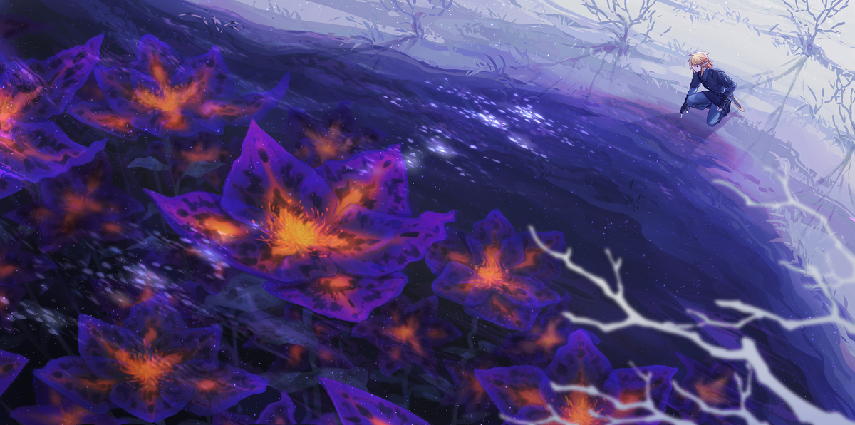 This is a pixiv picture whose title is 骷髅池塘.