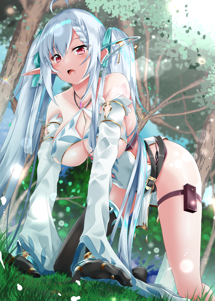 This is a pixiv picture whose title is エルフさんとダイスロールダンジョン17.