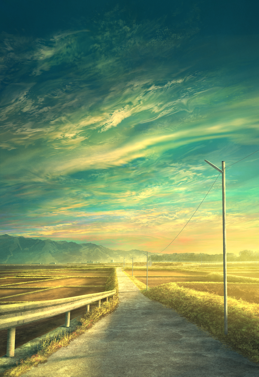 This is a pixiv picture whose title is 陽光.