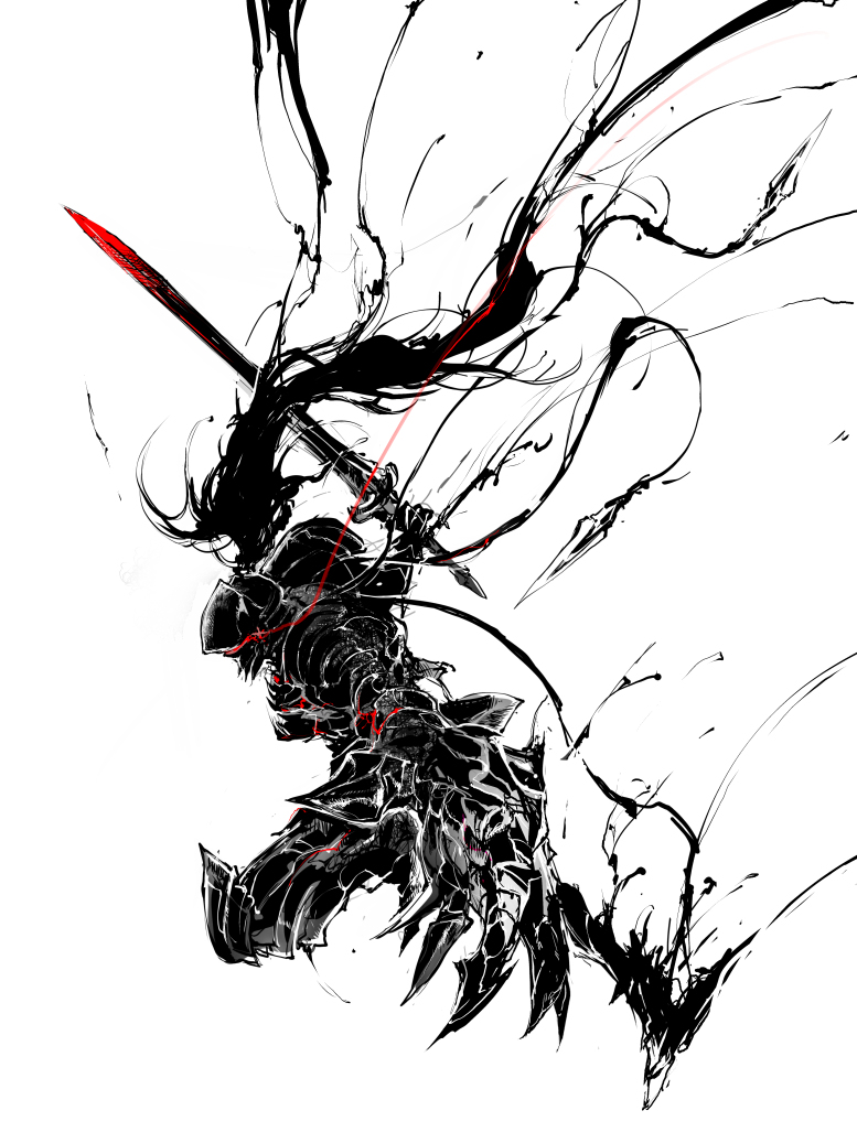 This is a pixiv picture whose title is ランスロット・バーサーカー.