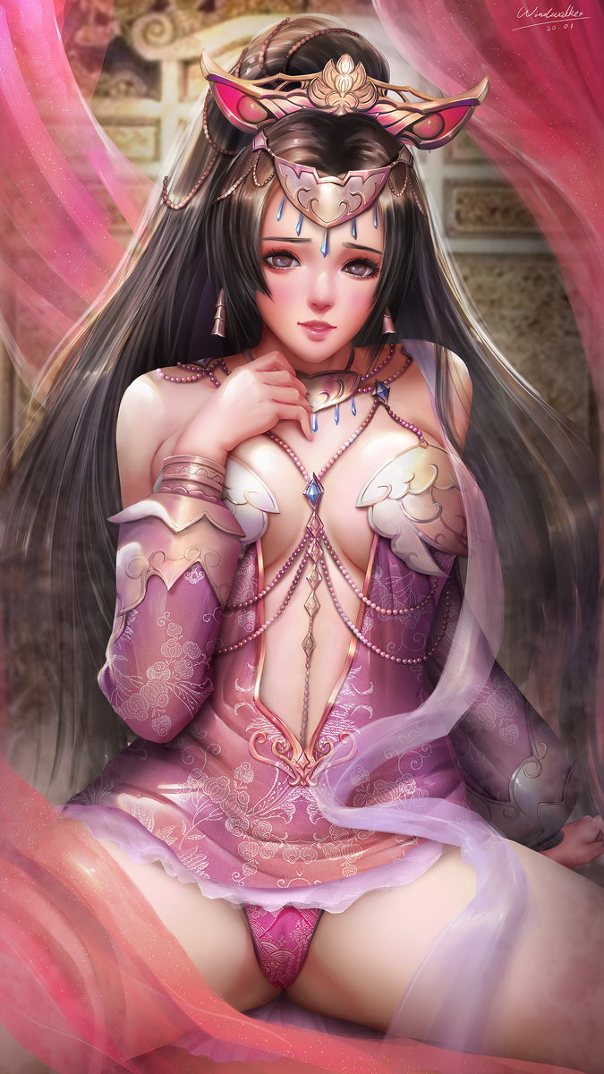 This is a pixiv picture whose title is Diaochan.