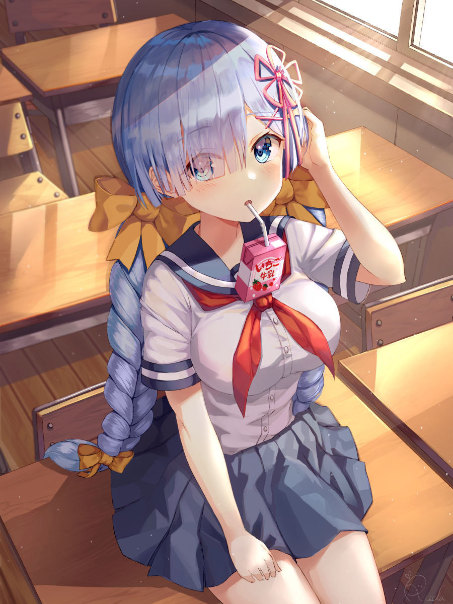 This is a pixiv picture whose title is レム.