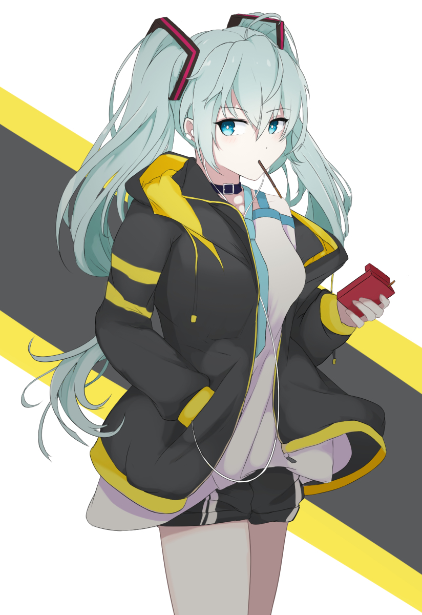 This is a pixiv picture whose title is 初音ミク.