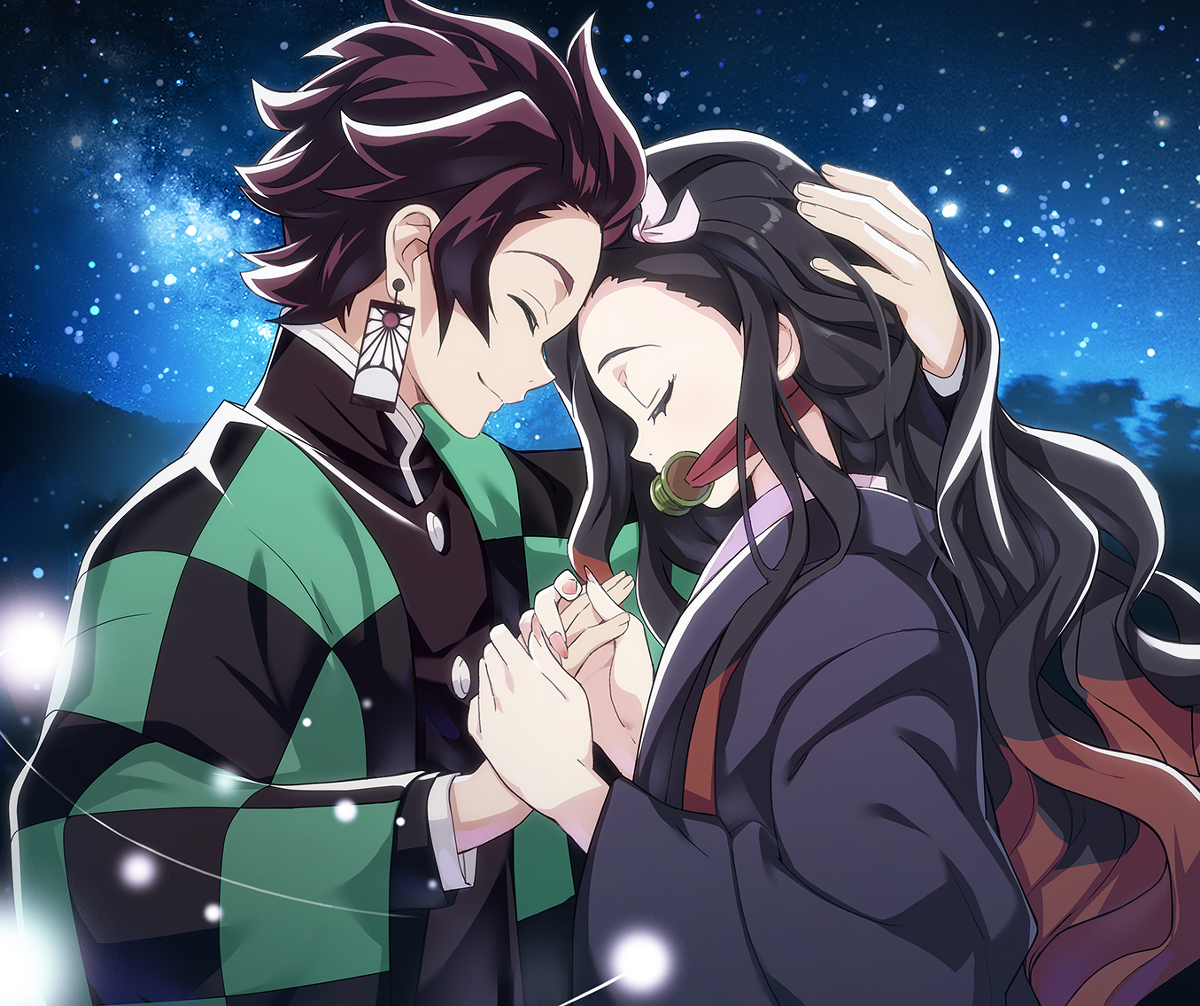This is a pixiv picture whose title is 兄妹の絆.