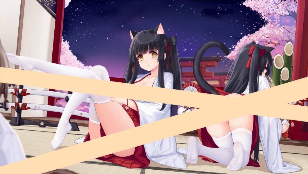 This is a pixiv picture whose title is [アズールレーン]初春&夕暮.