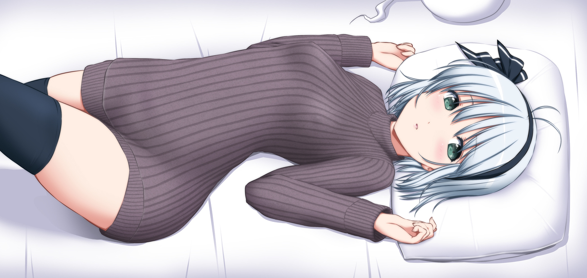 This is a pixiv picture whose title is セーター妖夢ちゃん.