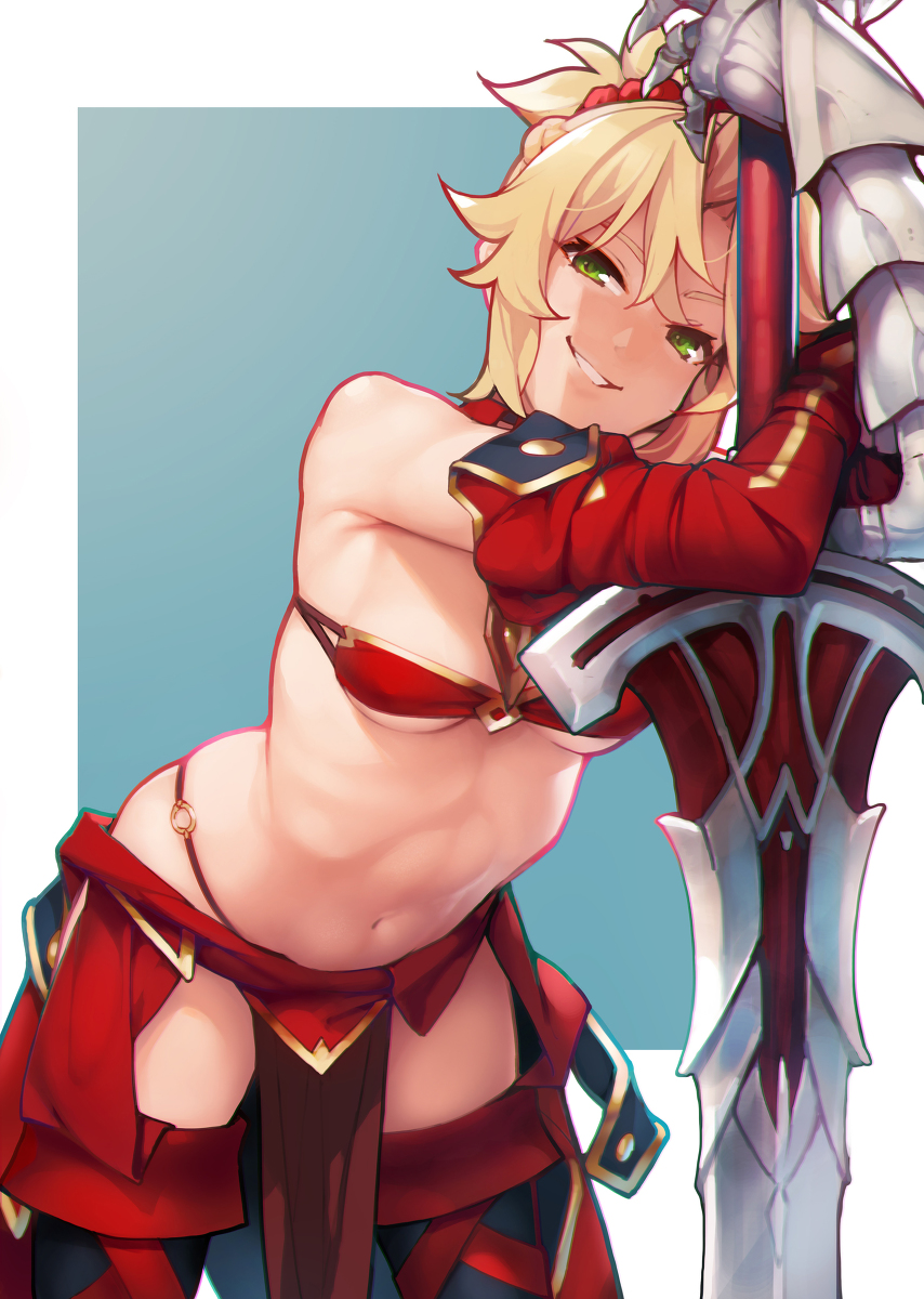 This is a pixiv picture whose title is モードレッド / Mordred.