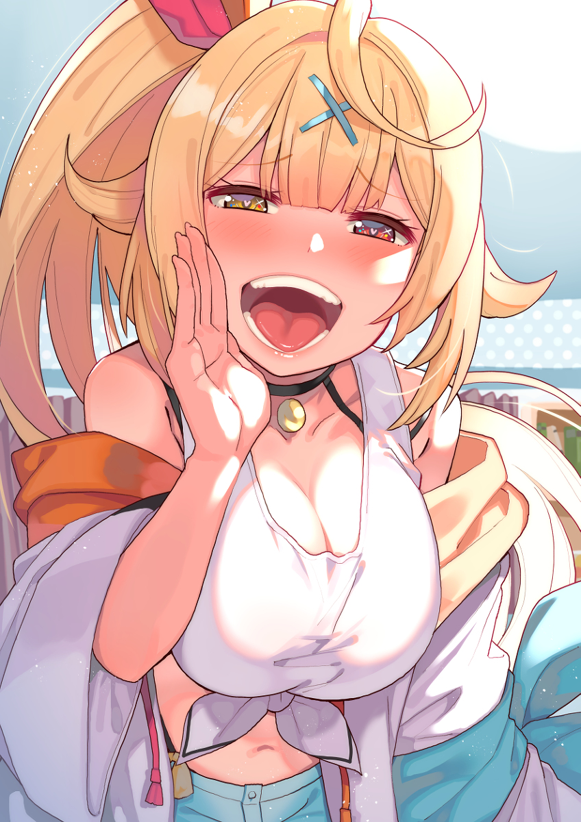 This is a pixiv picture whose title is 「ざぁ～～～こっ♡」.