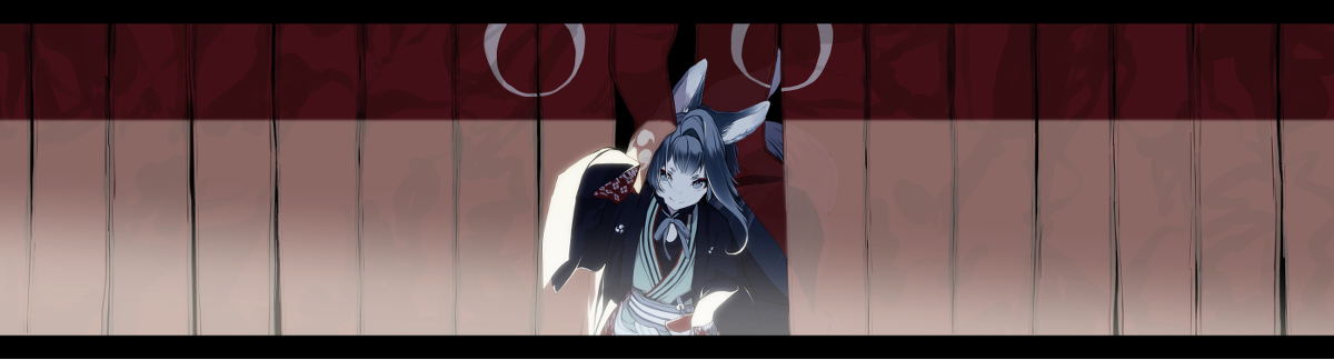 This is a pixiv picture whose title is 🦊.