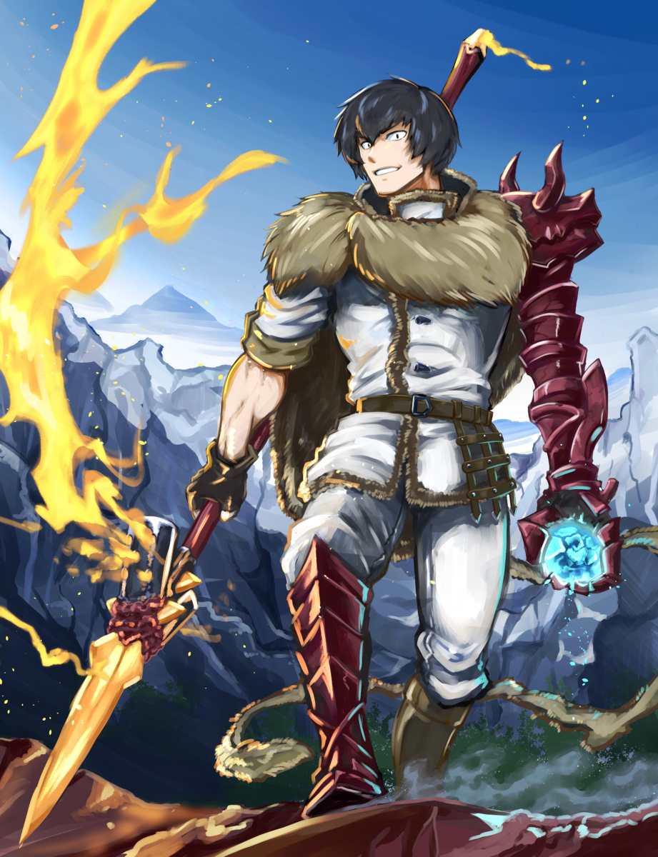 This is a pixiv picture whose title is 【PFAOS】炎尖のランブレン【ハイペリア】.